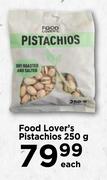 Food Lover's Pistachios-250g Each