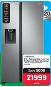 Samsung 617Ltr Side-By-Side Frost Free Fridge With Water Dispenser 383068