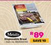 Metalix Disposable Braai