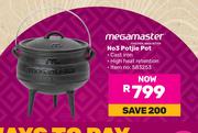 Megamaster No3 Potjie Pot