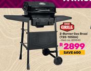 Expert Grill 2 Burner Gas Braai 720-1050A