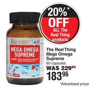 The Real Thing Mega Omega Supreme 60 Capsules