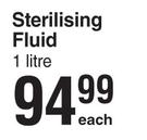Milton Sterilising Fluid-1L Each