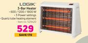 Logik 3 Bar Heater