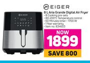 Meiger 8L Aria Grande Digital Air Fryer