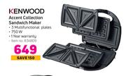 Kenwood Accent Collection Sandwich Maker