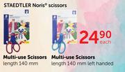 Staedtler Noris Multiuse Scissors Length 140mm, Multiuse Scissors Length 140mm Left Handed-Each