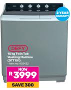 Defy 15Kg Twin Tub Washing Machine DTT151 802422