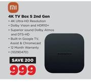 MI 4K TV Box S 2nd Gen