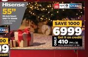 Hisense 55" Smart UHD TV 55A6K