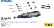 Dremel 15-Piece Lite Tool Set 760571