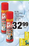 Mr Mini Multi Surface Cleaner Or Wood Polish (Selected)-300ml Each