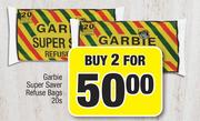 Garbie Super Saver Refuse Bags-2x20s