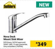 Builders Nova Deck Mount Sink Mixer
