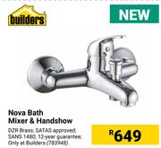 Builders Nova Bath Mixer & Handshow