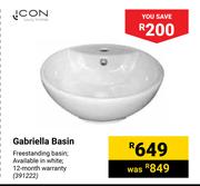 Icon Gabriella Basin