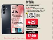 Samsung Galaxy A16 128GB-On 1.3GB Red Core More Data