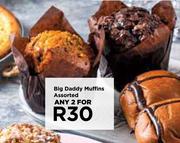 Big Daddy Muffins Assorted-For Any 2