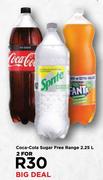 Coca Cola Sugar Free Range-For 2 x 2.25L