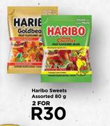 Haribo Sweets Assorted-For 2 x 80g