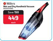Milex Wet & Dry Handheld Vacuum