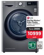 LG 9Kg/5Kg Washer/Dryer Combo F2V5FRPYJ