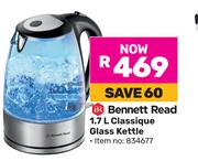 Bennett Read 1.7L Classique Glass Kettle