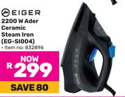 Eiger 2200W Ader Ceramic Steam Iron EG-SI004