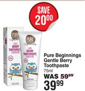 Pure Beginnings Gentle Berry Toothpaste-75ml