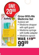 Safety 1st Grow With Me Medicine Set 3 Piece