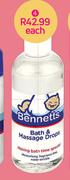 Bennets Baby Bath & Massage Drops-200ml Each