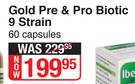 Dis-Chem Gold Pre & Pro Biotic 9 Strain 60 Capsules