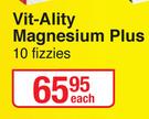 Bioplus Vit-Ality Magnesium Plus 10 Fizzies