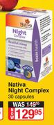 Nativa Night Complex 30 Capsules
