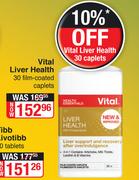 Vital Liver Health 30 Film Coated Caplets