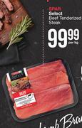 Spar Select Beef Tenderized Steak-Per Kg