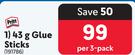 Pritt 43g Glue Sticks-Per 3 Pack