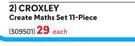 Croxley Create Maths Set 11 Piece-Each