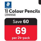 Staedtler Colour Pencils-Per 24 Pack