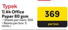 Typek A4 Office Paper 80 Gsm-Per Box