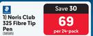 Staedtler Noris Club 325 Fibre Tip Pen-Per 24 Pack