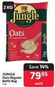 Jungle Oats Regular Refill Bag-2Kg Each