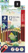Staedtler Colour Pencils Plus 2 HB Pencils-Per 12 Pack