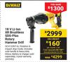 DeWalt 18V Li-Ion XR Brushless SDS-Plus Rotary Hammer Drill 669380