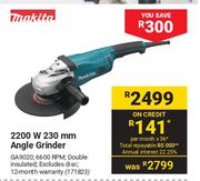 Makita 2200W 230mm Angle Grinder 1717823