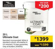 Fired Earth Ultimate Coat 459090-20Ltr