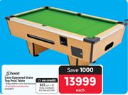 Shoot Coin Operated Slate Top Pool Table 243267-Each