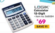 Logik Calculator 12-Digit 568084
