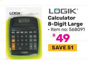 Logik Calculator 8-Digit (Large) 568091