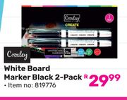 Croxley White Board Marker (Black 2-Pack) 819776